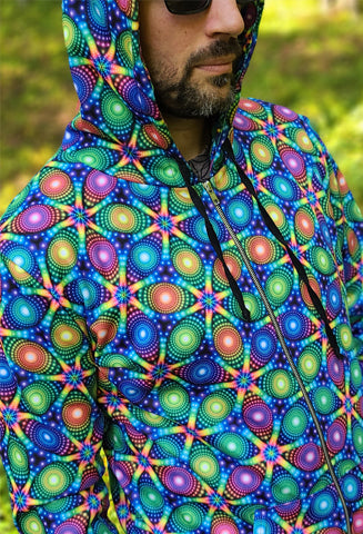 Psychedelic Geometric Print Men's Sweatshirt