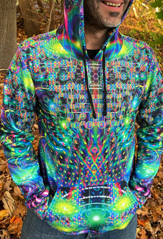 Our long awaited Psychedelic Pull Over Hoodies are Here Tetramode Psy Styles