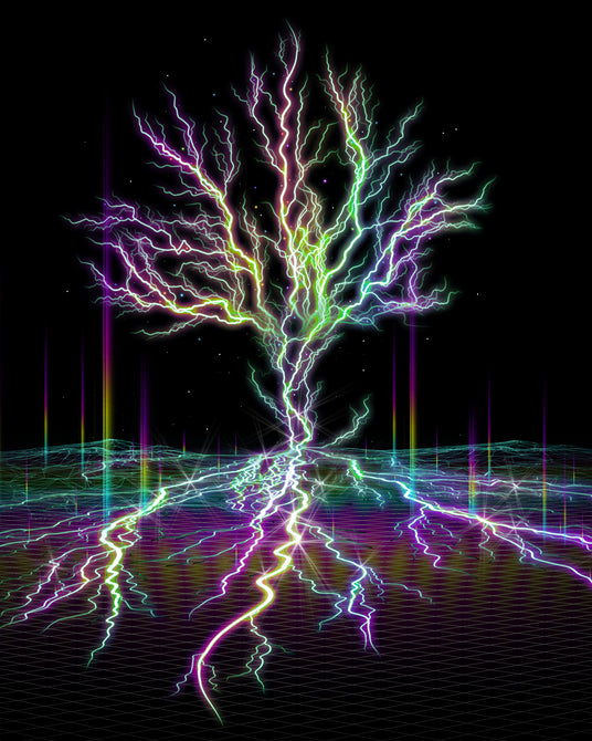 Electreecity of Life - Electric Tree | Visionary Art