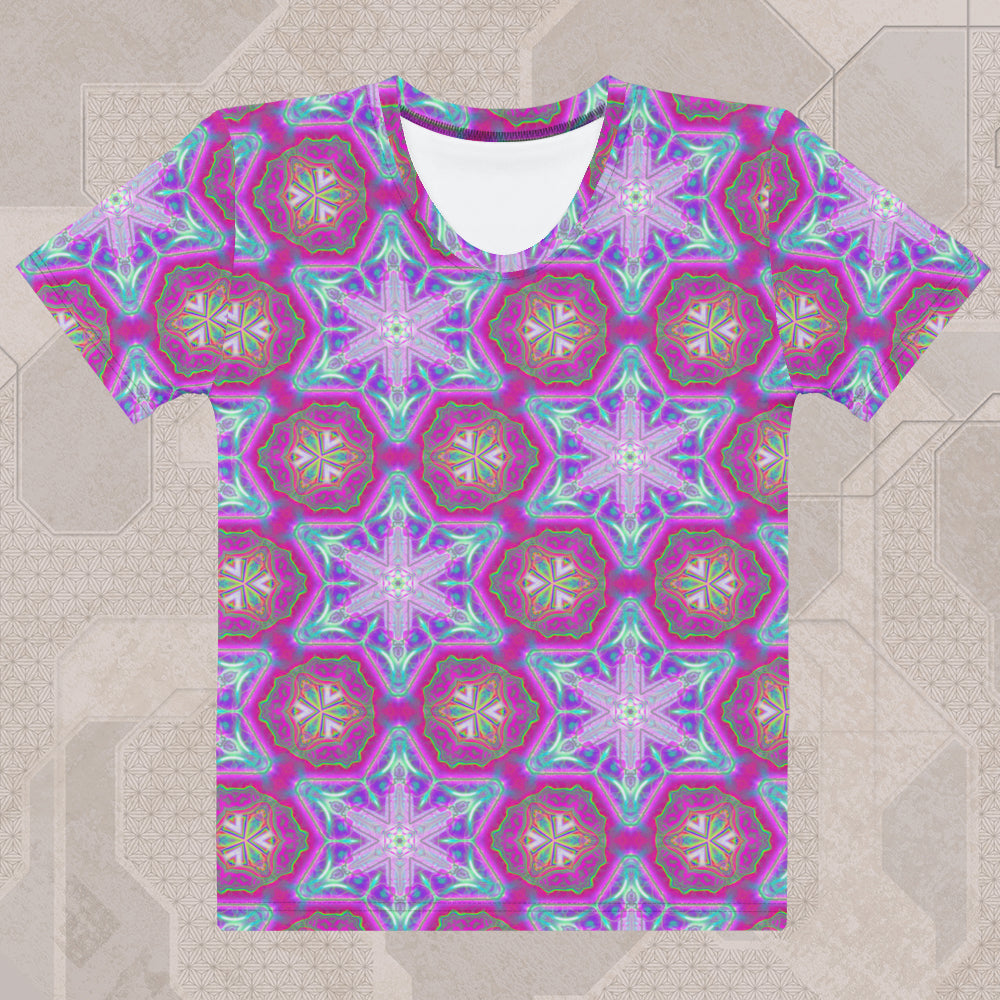 ENTHEOELECTRIC Psychedelic Street Style Women's T-Shirt • Design by Samuel Farrand