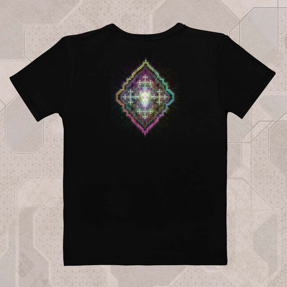 ECLIPSE Psychedelic Street Style Graphic Women's T-Shirt • Design by Samuel Farrand