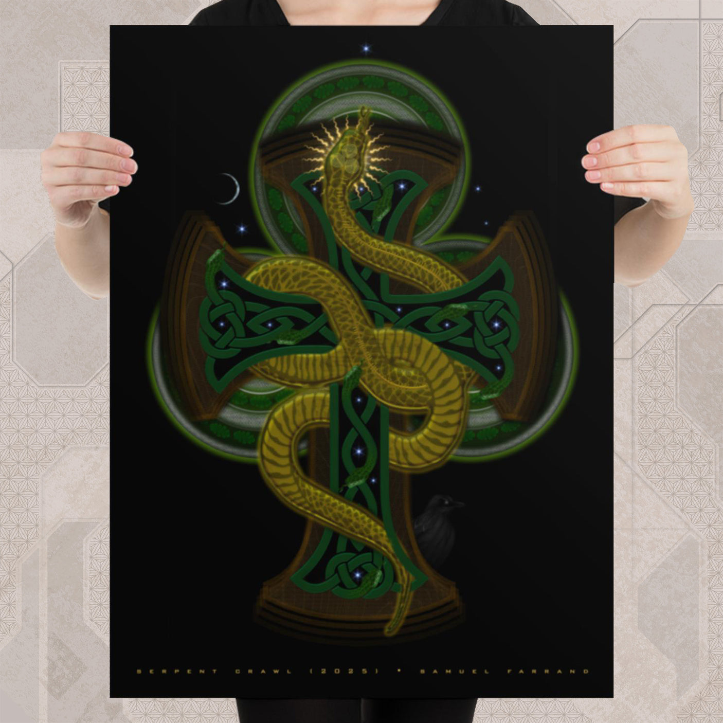 SERPENT CRAWL Print • Design by Samuel Farrand