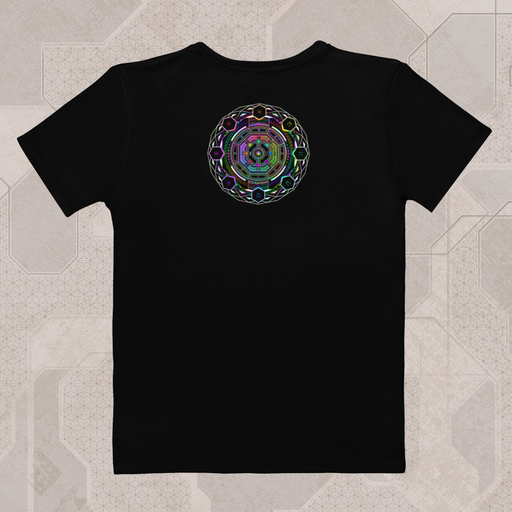 I-CHING Psychedelic Street Style Graphic Women's T-Shirt • Design by Samuel Farrand