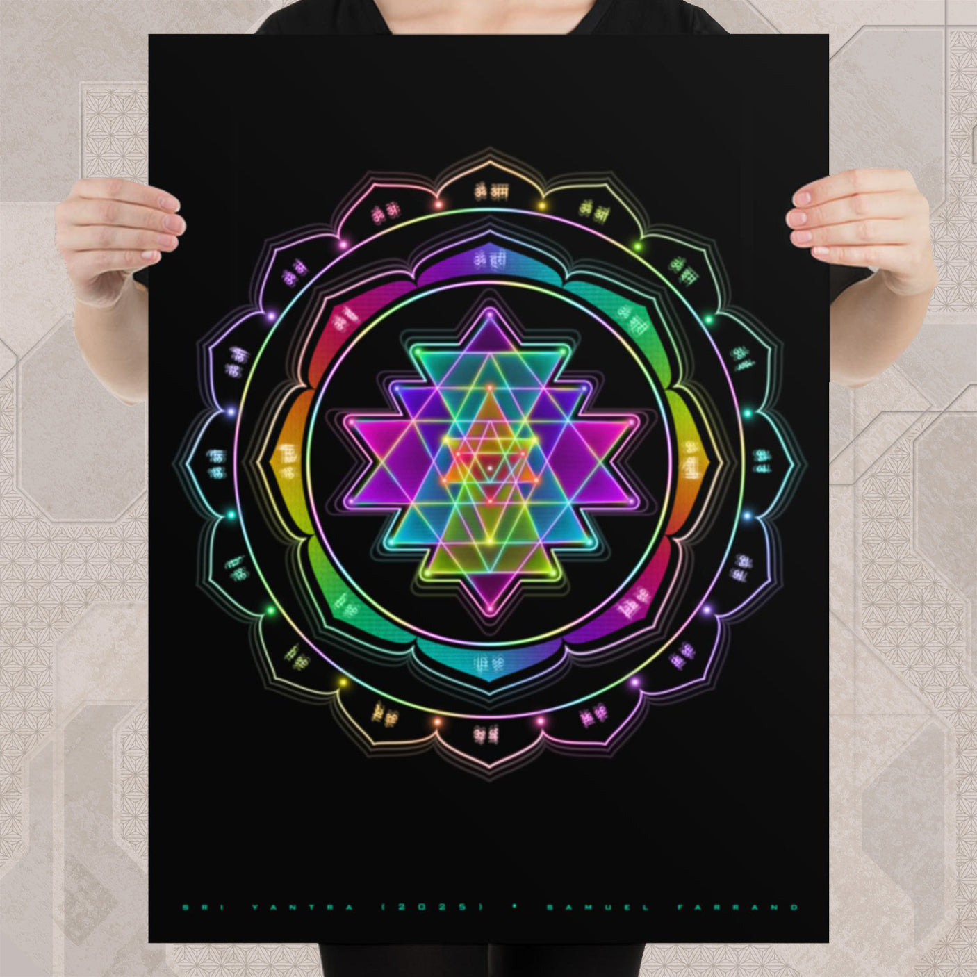 SRI YANTRA Print • Design by Samuel Farrand