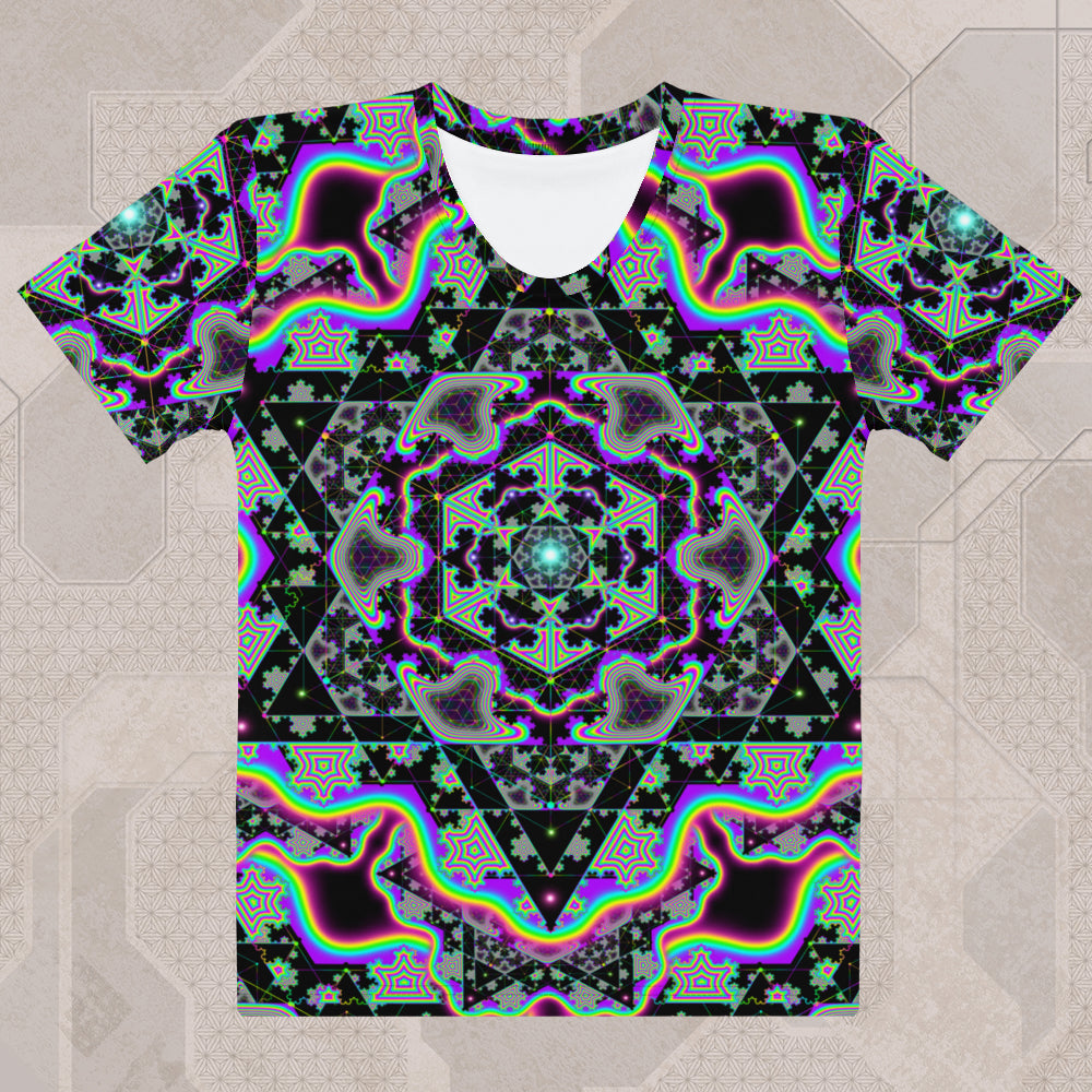 MICROGRAM Psychedelic Street Style Women's T-Shirt • Design by Samuel Farrand