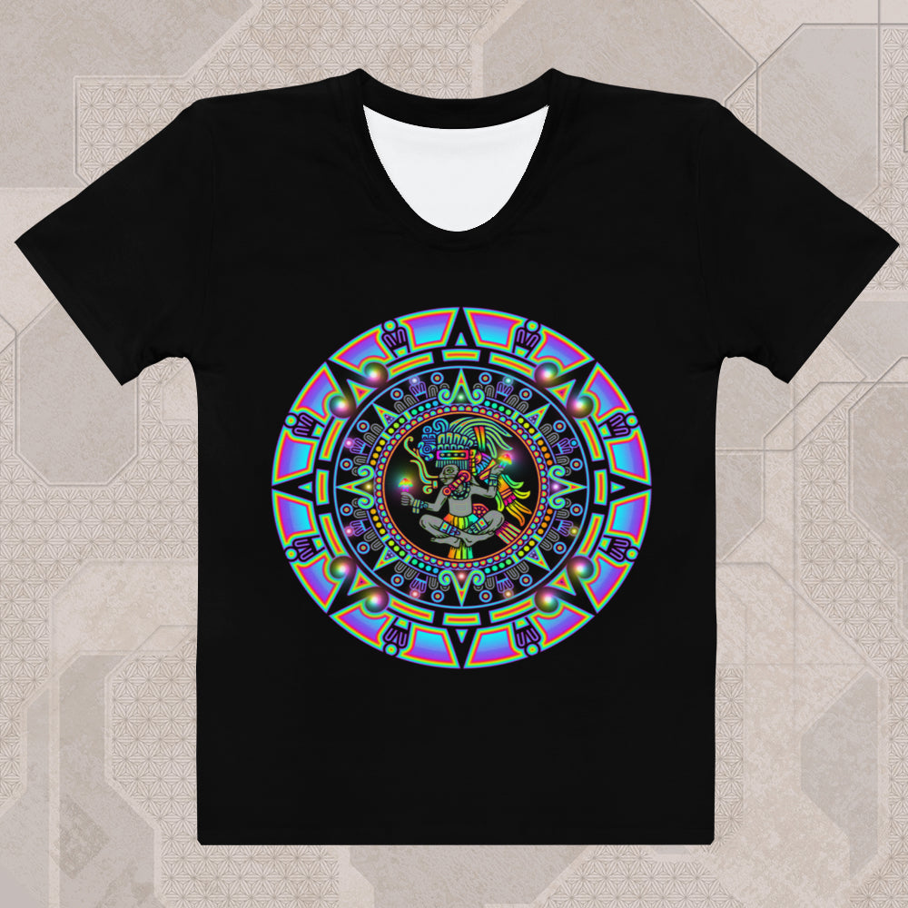 MYCOATL Psychedelic Street Style Graphic Women's T-Shirt • Design by Samuel Farrand