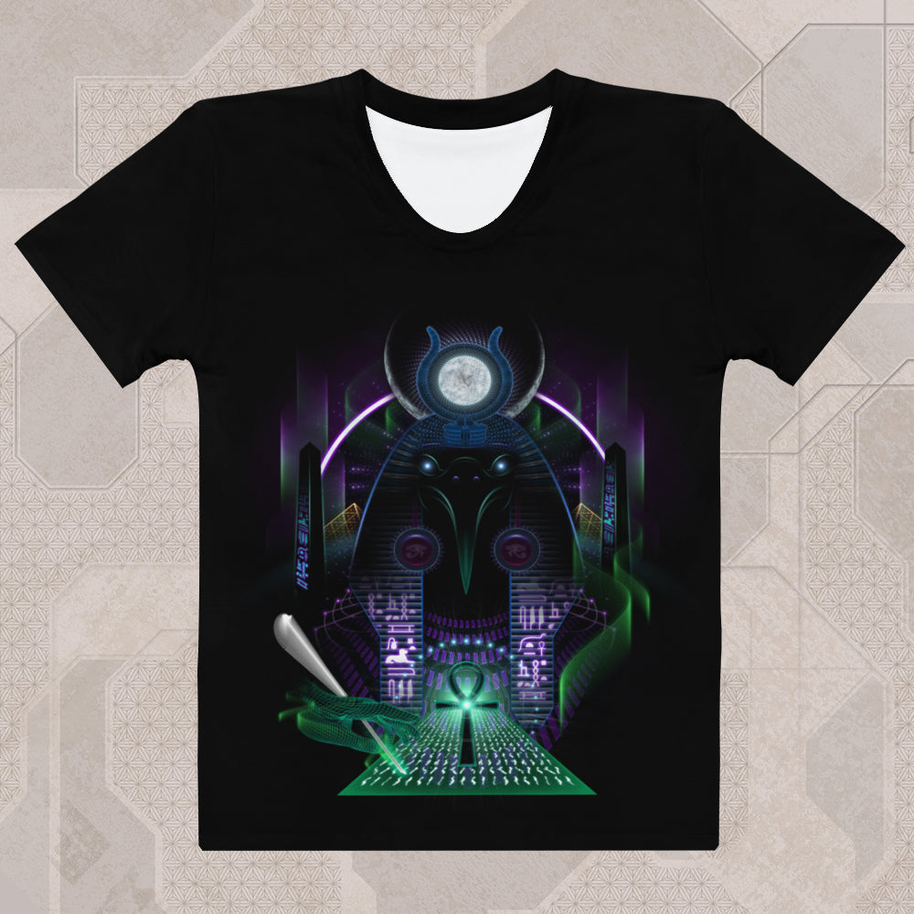 THOTH Psychedelic Street Style Graphic Women's T-Shirt • Design by Samuel Farrand