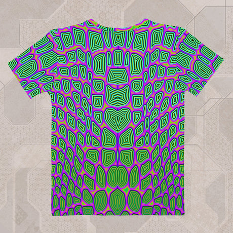 REPTILIAN Psychedelic Street Style Women's T-Shirt • Design by Samuel Farrand