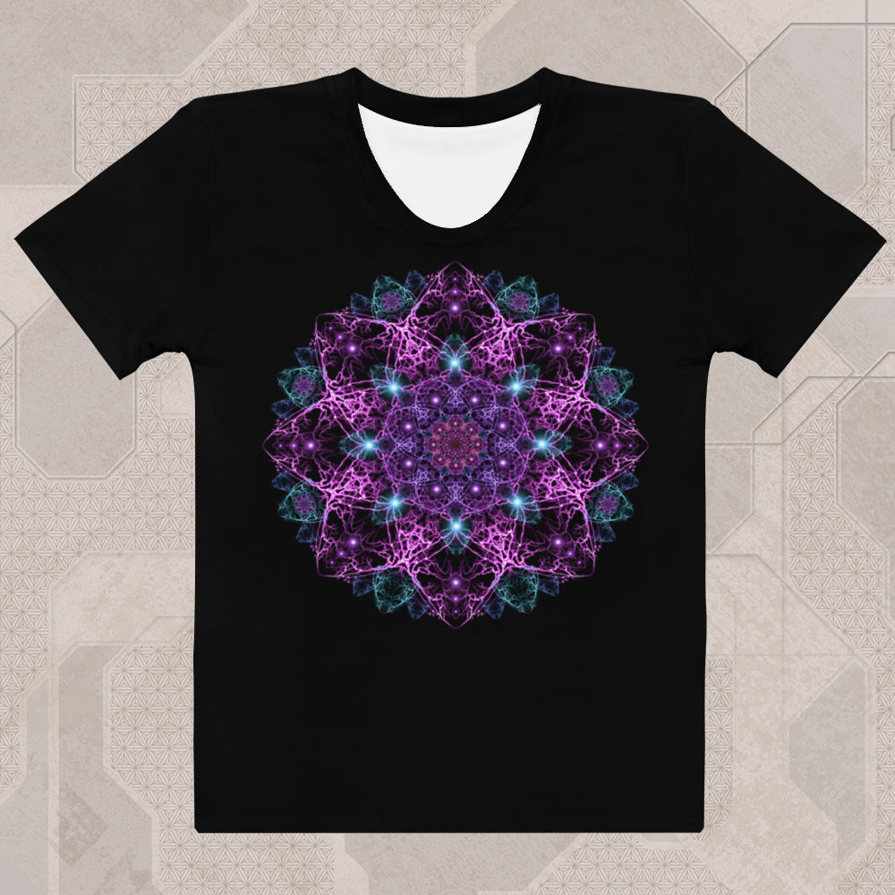 NUCLEUS Psychedelic Street Style Graphic Women's T-Shirt • Design by Samuel Farrand