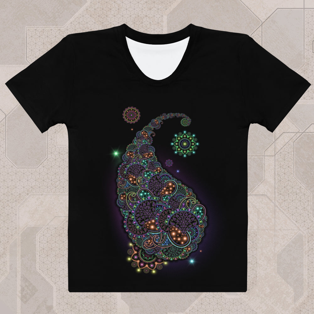 NEOPAISLEY Psychedelic Street Style Graphic Women's T-Shirt • Design by Samuel Farrand