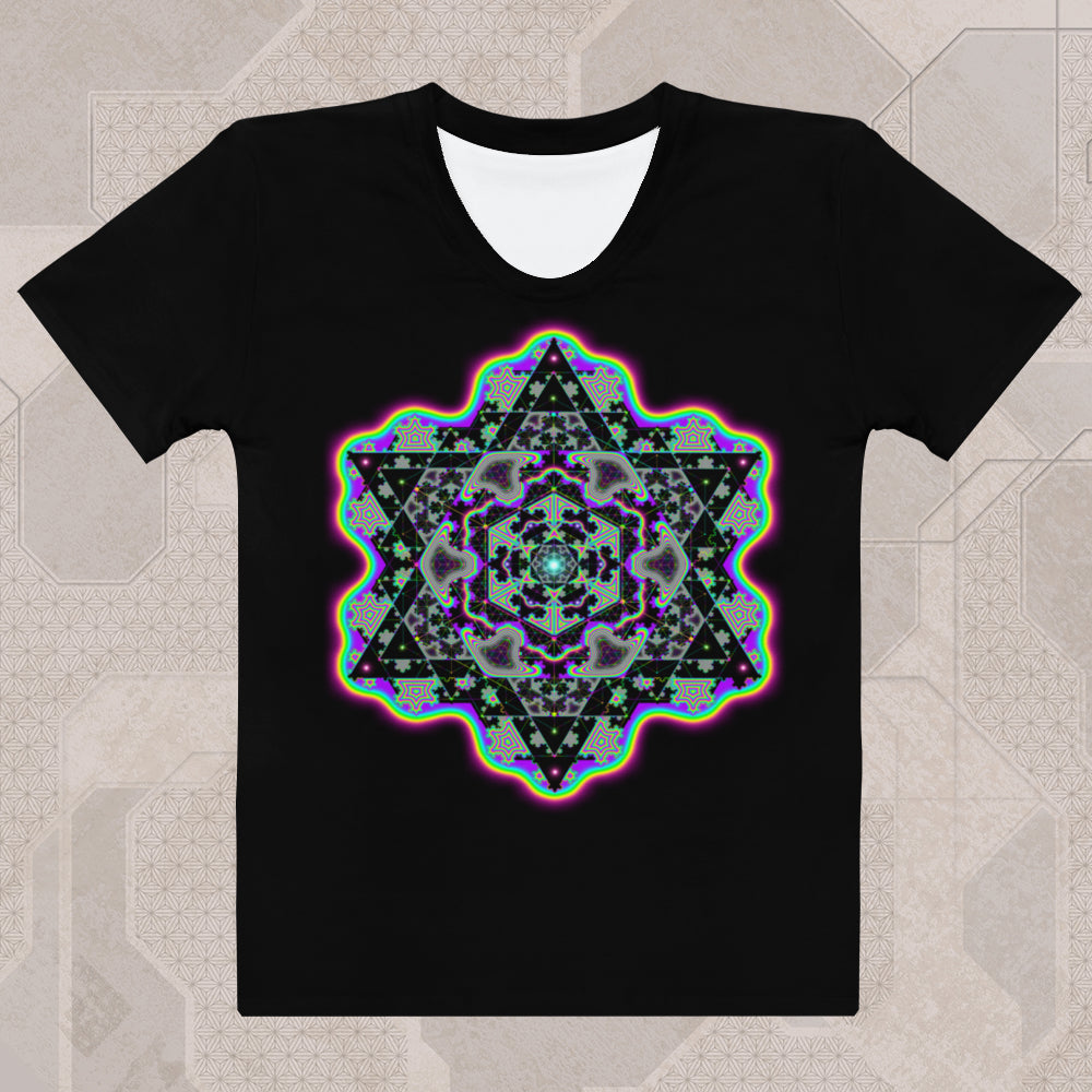 MICROGRAM Psychedelic Street Style Graphic Women's T-Shirt • Design by Samuel Farrand