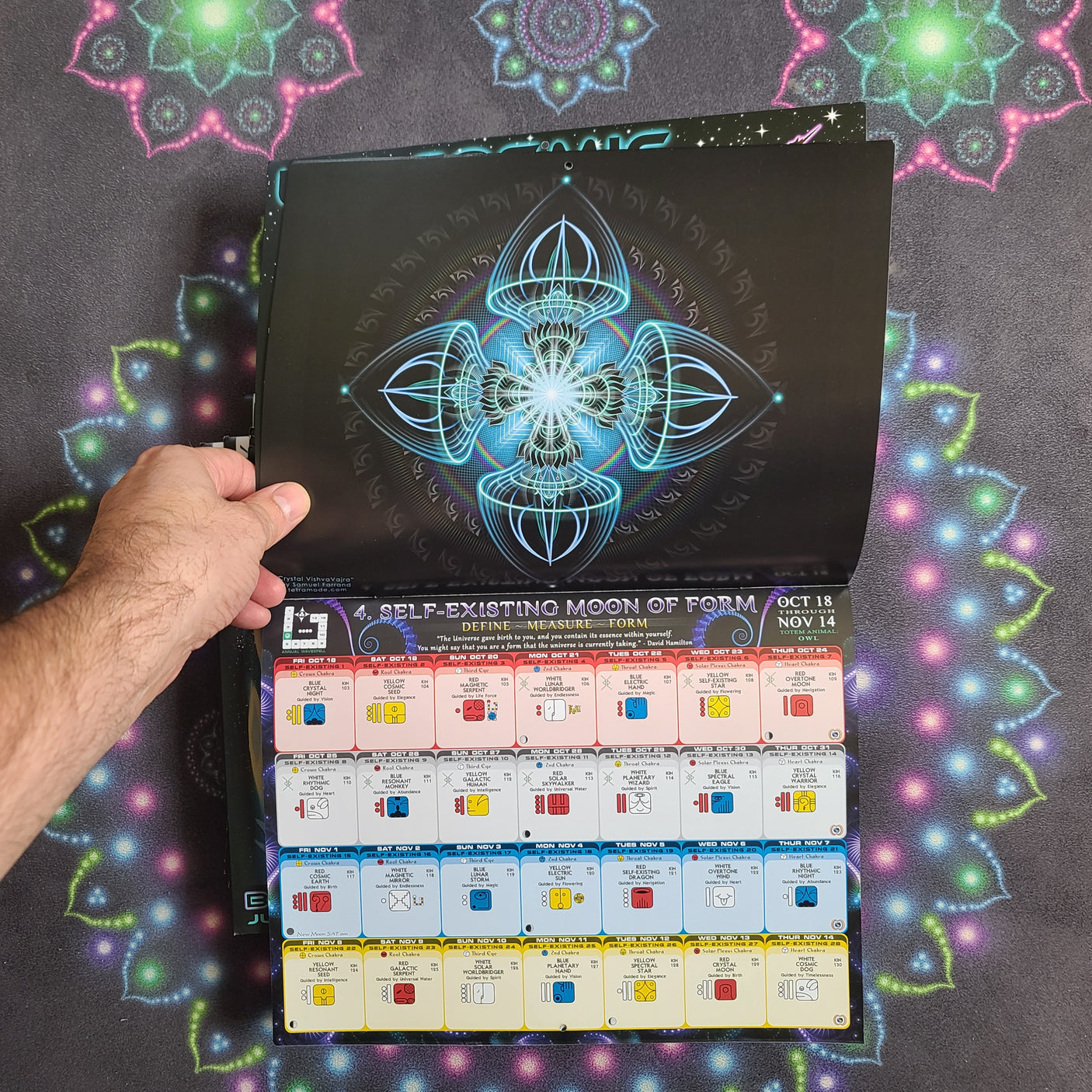 The Galactic Calendar 2024-2025 • Design by Samuel Farrand