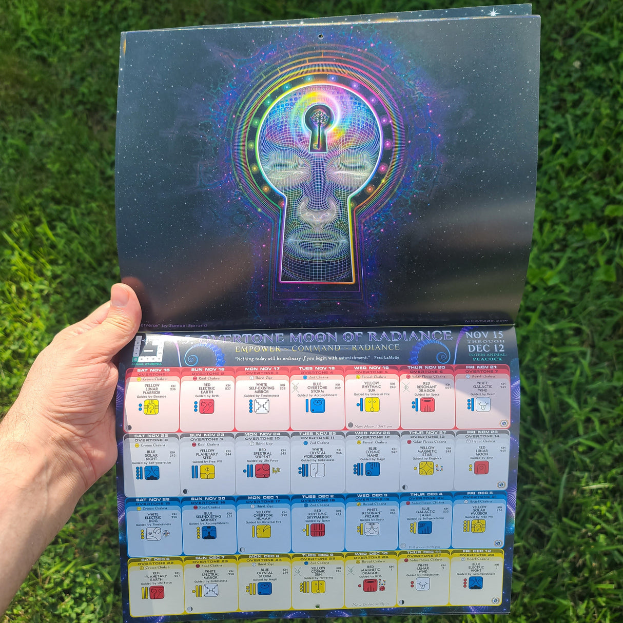 The Galactic Calendar 2025-2026 • Design by Samuel Farrand