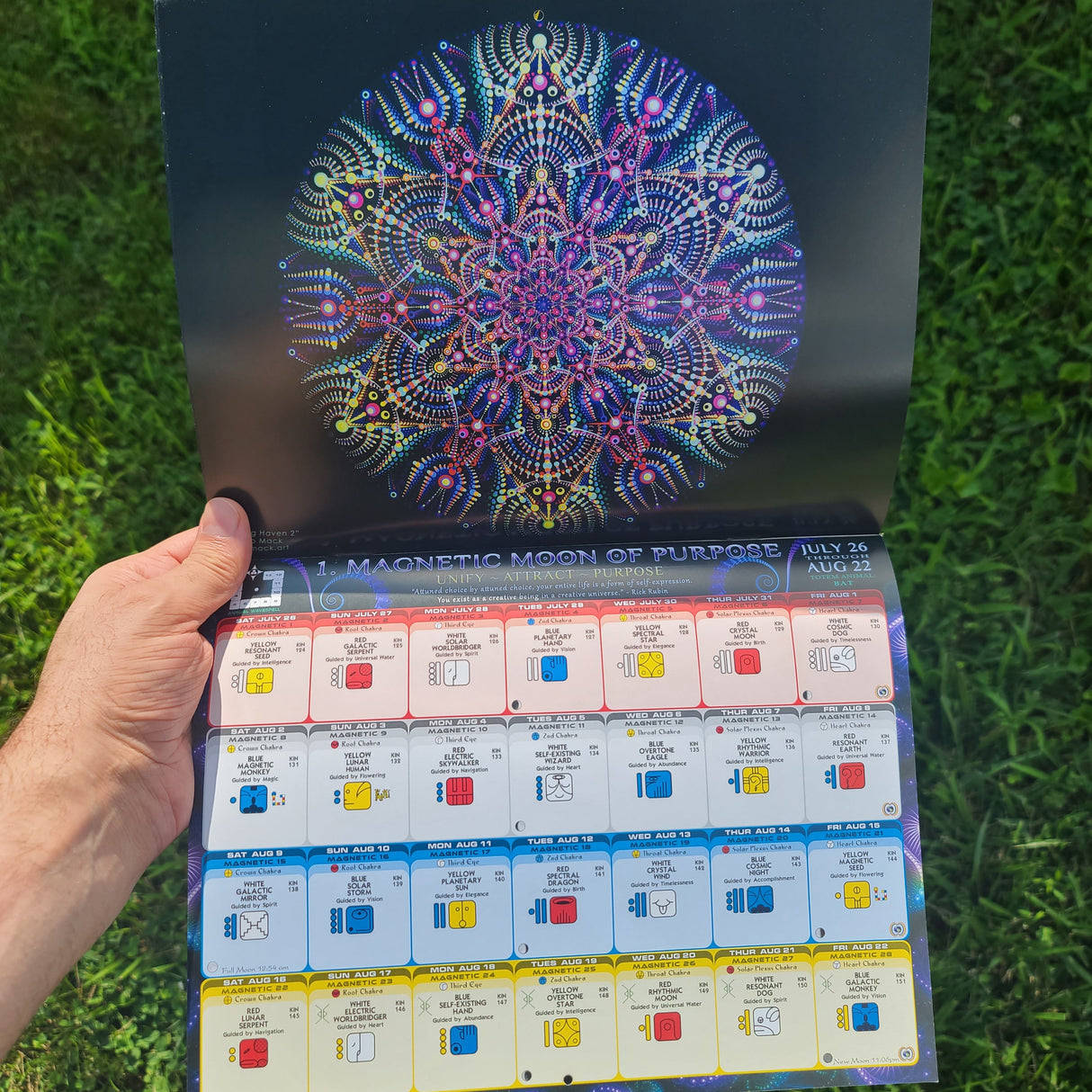 The Galactic Calendar 2025-2026 • Design by Samuel Farrand