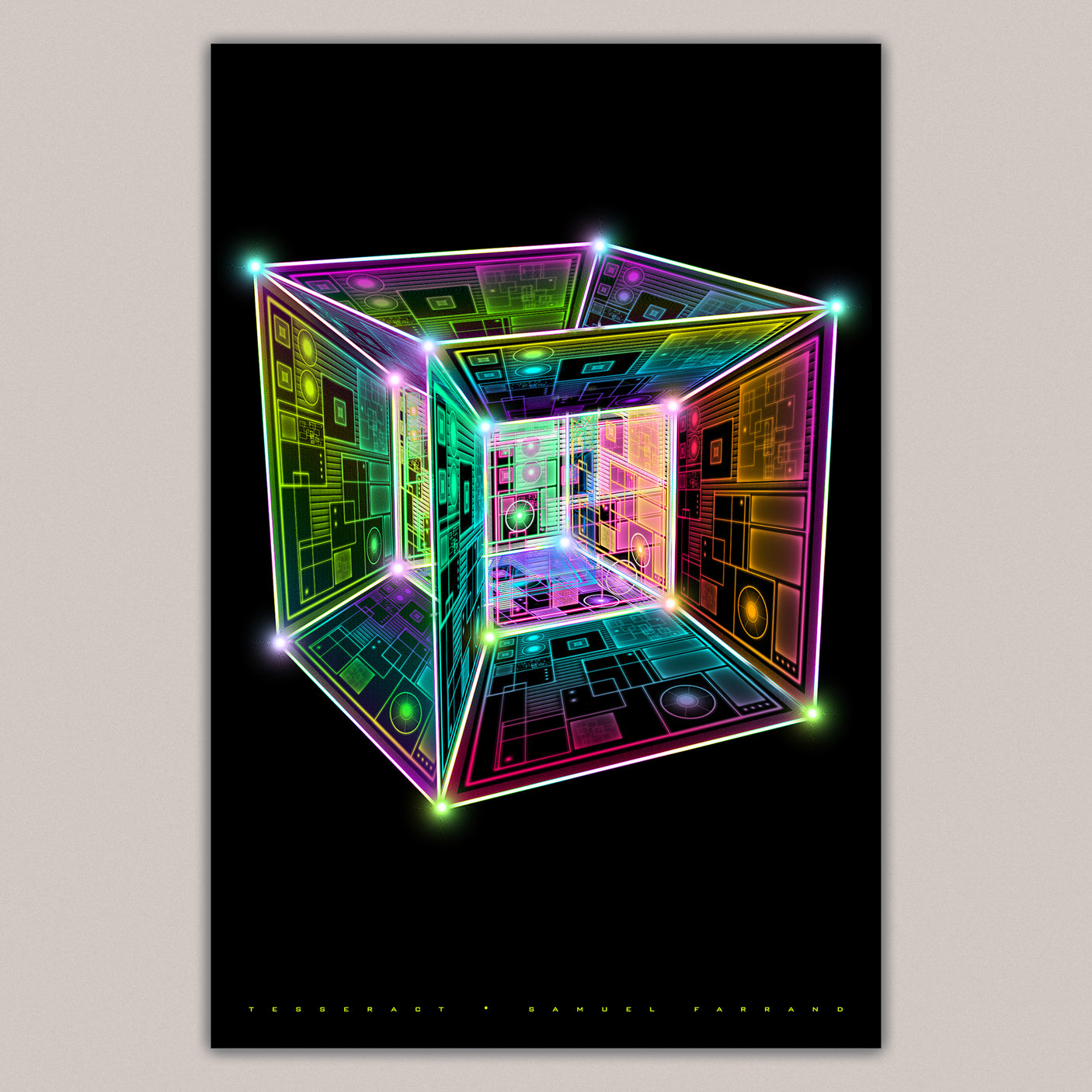 TESSERACT Print (3 Sizes) • Design by Samuel Farrand