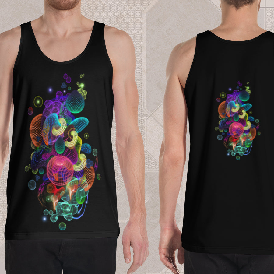 ANTI-GRAVITY Psychedelic Street Style Graphic Tank Top • Design by Samuel Farrand