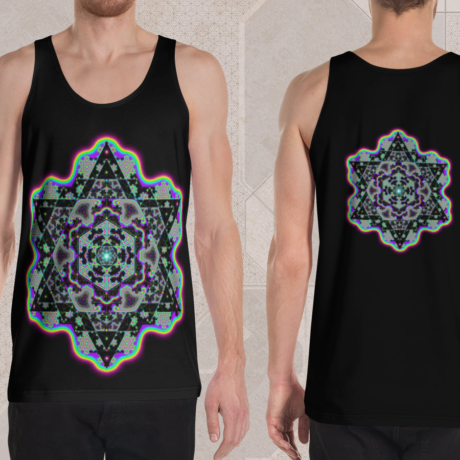 MICROGRAM Psychedelic Street Style Graphic Tank Top • Design by Samuel Farrand