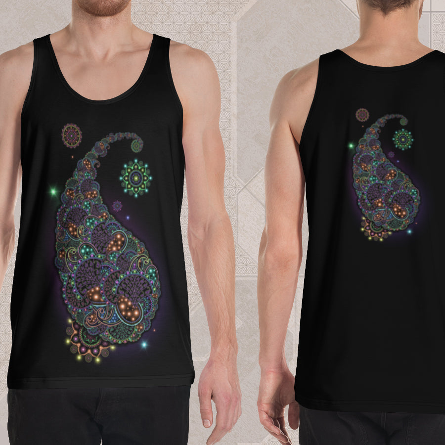 NEOPAISLEY Psychedelic Street Style Graphic Tank Top • Design by Samuel Farrand