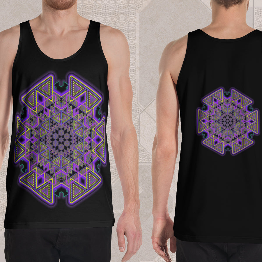 UTURI Psychedelic Street Style Graphic Tank Top • Design by Samuel Farrand