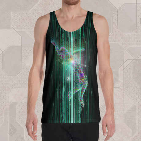 ABDUCTION Psychedelic Street Style Graphic Tank Top • Design by Samuel Farrand