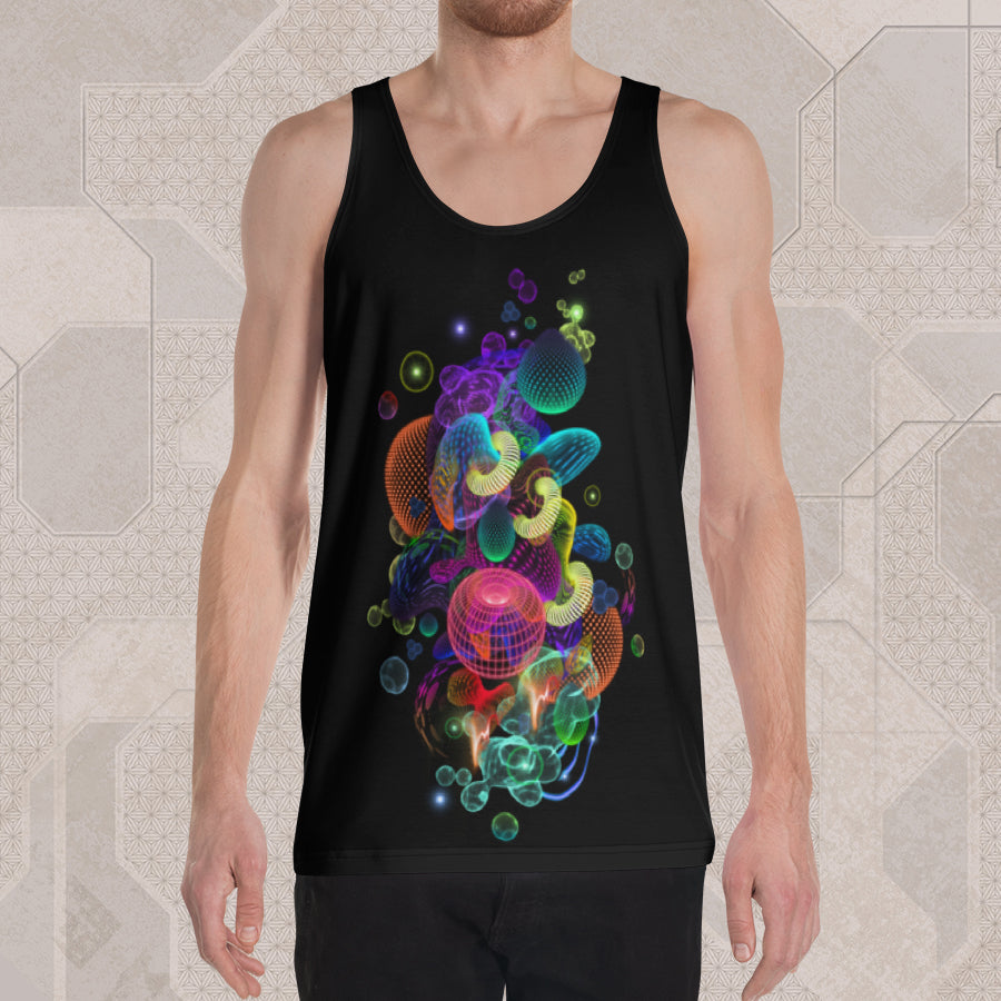 ANTI-GRAVITY Psychedelic Street Style Graphic Tank Top • Design by Samuel Farrand