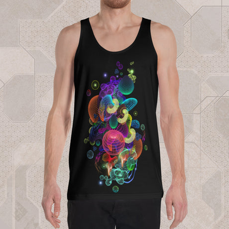 ANTI-GRAVITY Psychedelic Street Style Graphic Tank Top • Design by Samuel Farrand