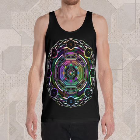 I-CHING Psychedelic Street Style Graphic Tank Top • Design by Samuel Farrand