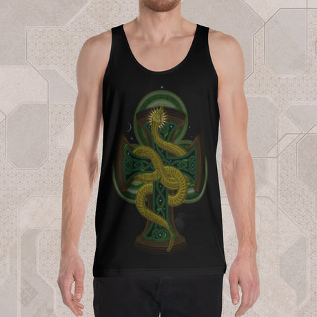 SERPENT CRAWL Psychedelic Street Style Graphic Tank Top • Design by Samuel Farrand