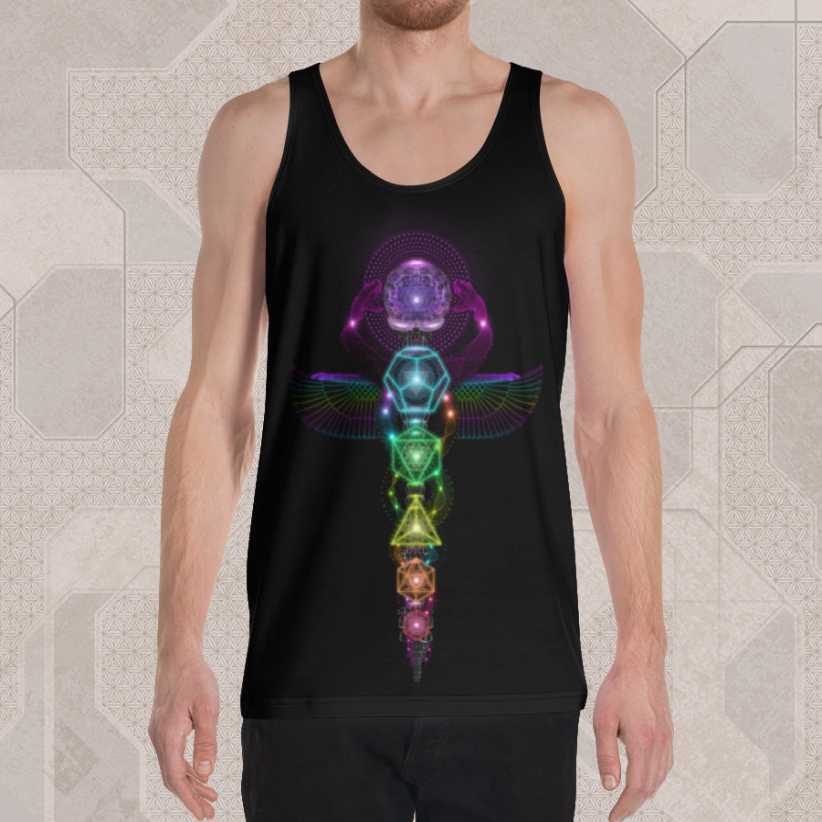 STAFF OF HERMES Psychedelic Street Style Graphic Tank Top • Design by Samuel Farrand