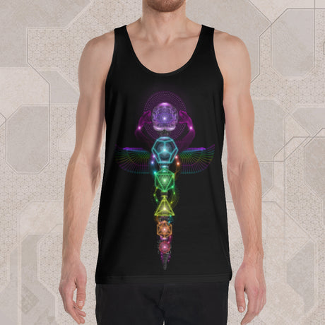 STAFF OF HERMES Psychedelic Street Style Graphic Tank Top • Design by Samuel Farrand