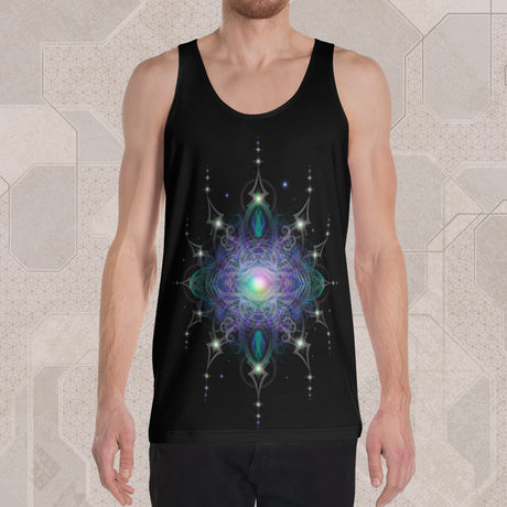 TRANSENTIENCE Psychedelic Street Style Graphic Tank Top • Design by Samuel Farrand
