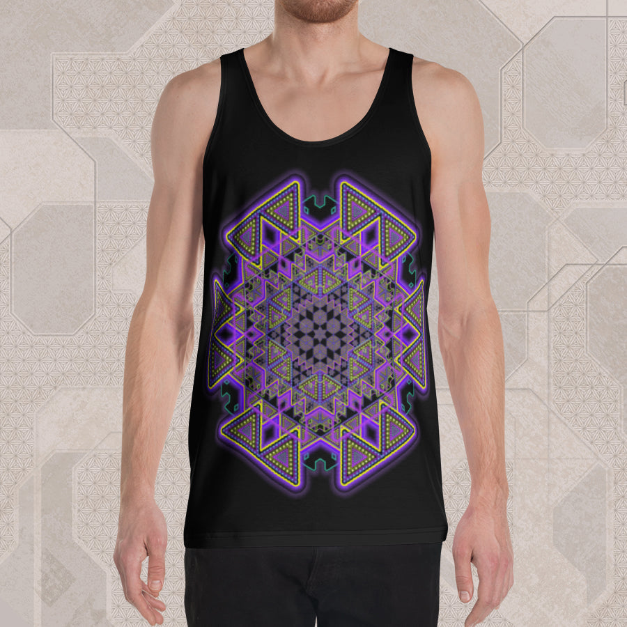 UTURI Psychedelic Street Style Graphic Tank Top • Design by Samuel Farrand