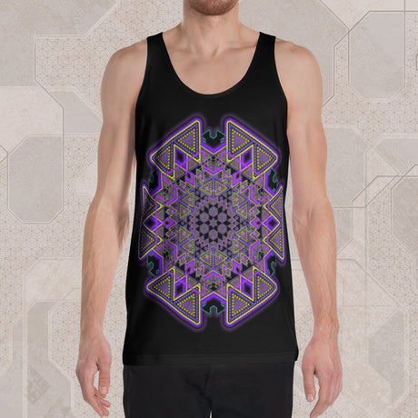 UTURI Psychedelic Street Style Graphic Tank Top • Design by Samuel Farrand