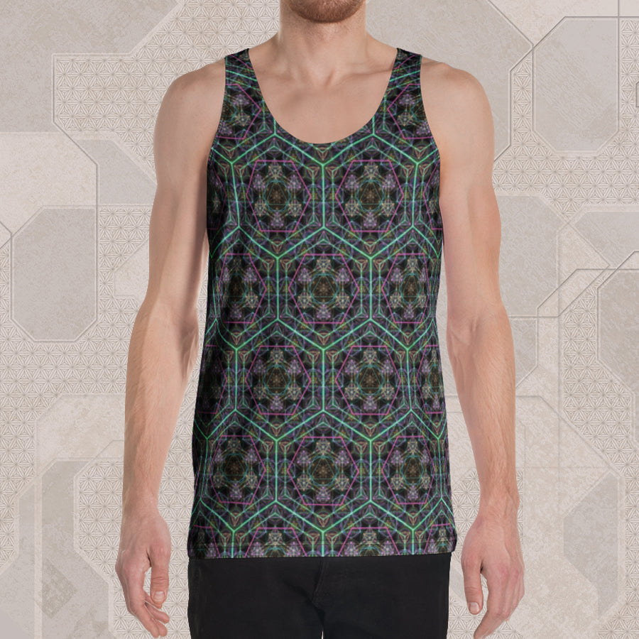 HYPERGEOMETRY Psychedelic Street Style Tank Top • Design by Samuel Farrand