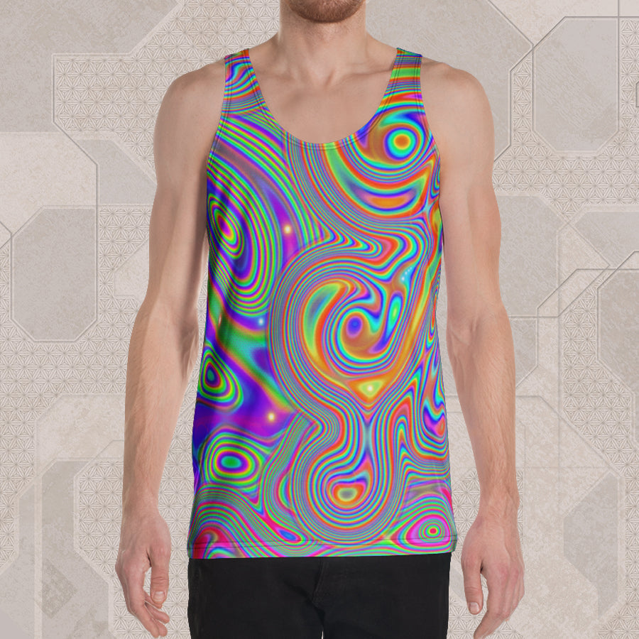 LIQUISYRGIC Psychedelic Street Style Tank Top • Design by Samuel Farrand