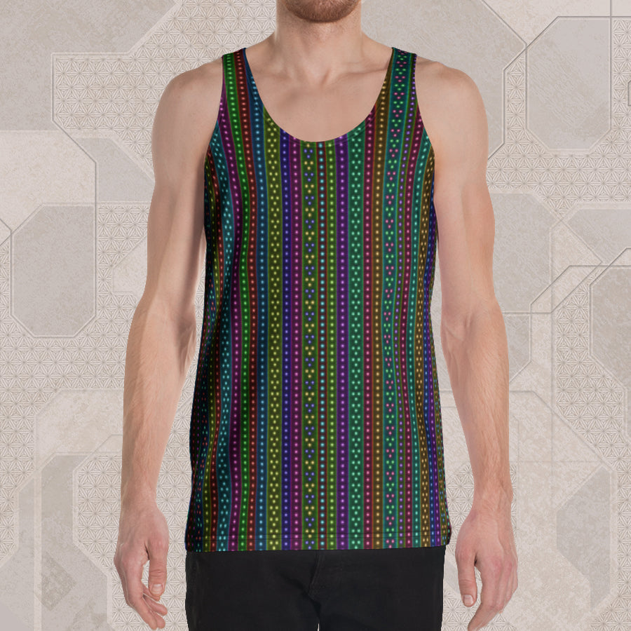 Modelo Psychedelic Streetwear Tank Top