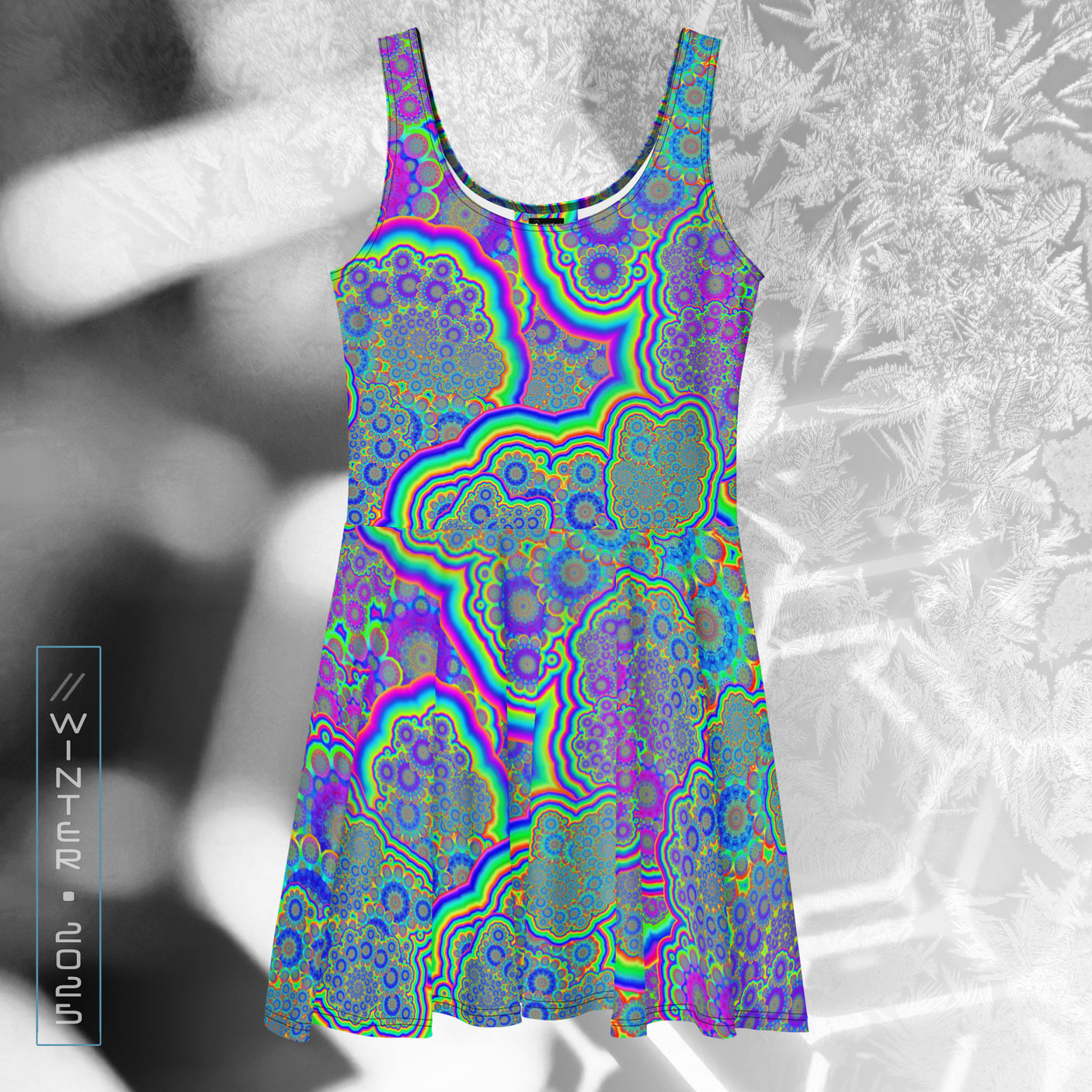 ❄️NEW! Neuroverse Psychedelic Skater Dress