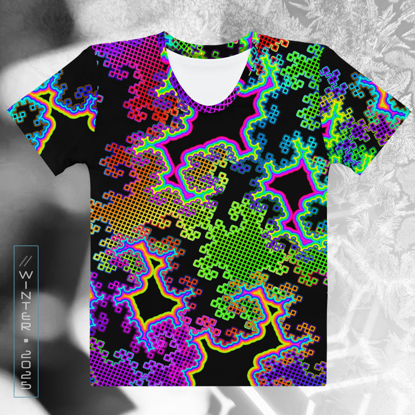 ❄️NEW! FRACTAL DREAM Psychedelic Street Style Women's T-Shirt • Design by Samuel Farrand