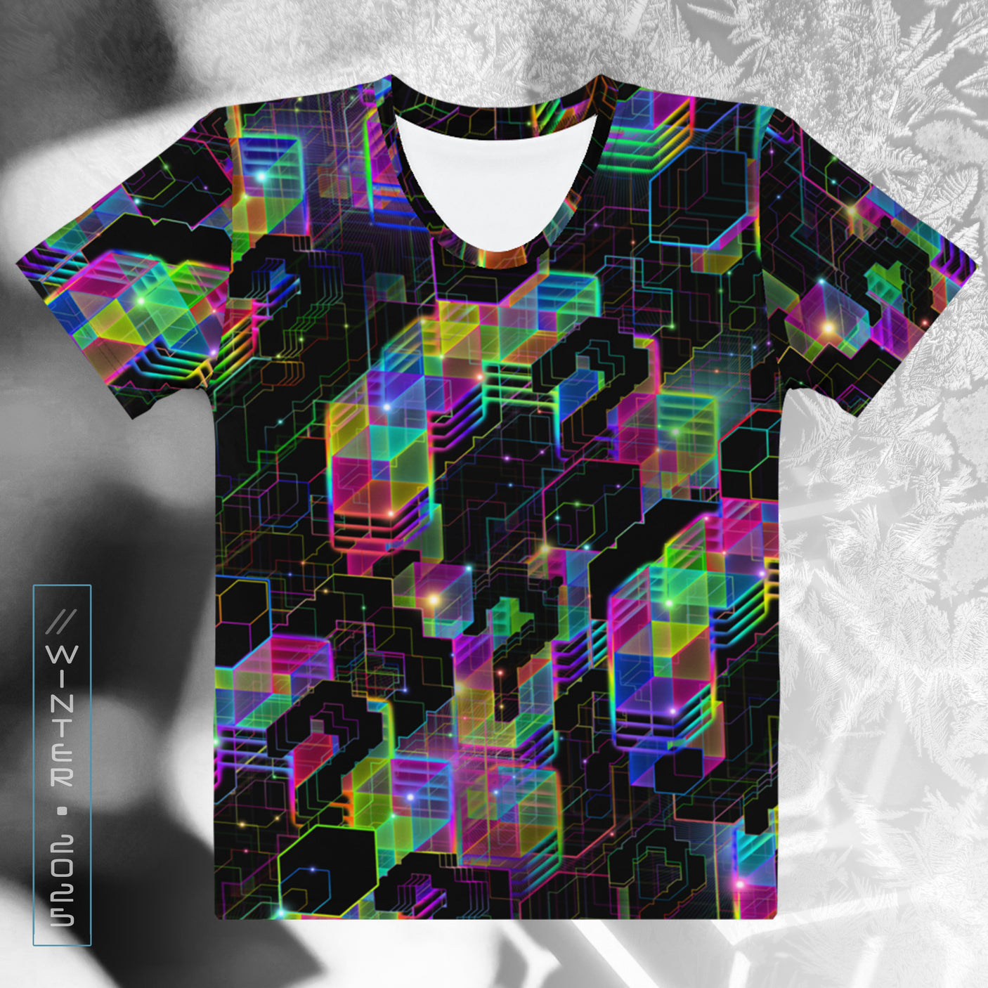 QUESTION EVERYHTING Psychedelic Street Style Women's T-Shirt • Design by Samuel Farrand