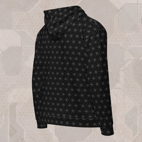 TETRAHEDRON Psychedelic Street Style Zip Hoodie • Design by Samuel Farrand