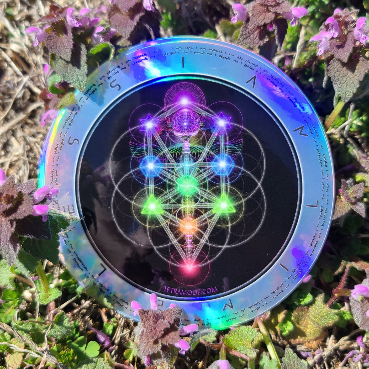 KABBALAH (I AM TIMELESS) Holographic Sticker • Design by Samuel Farrand