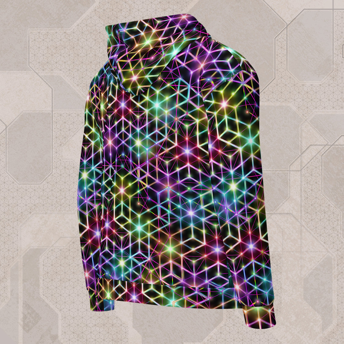 2CB Psychedelic Street Style Zip Hoodie • Design by Samuel Farrand