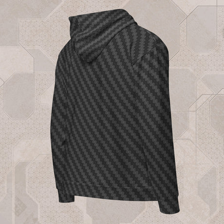 CARBON Psychedelic Street Style Zip Hoodie • Design by Samuel Farrand
