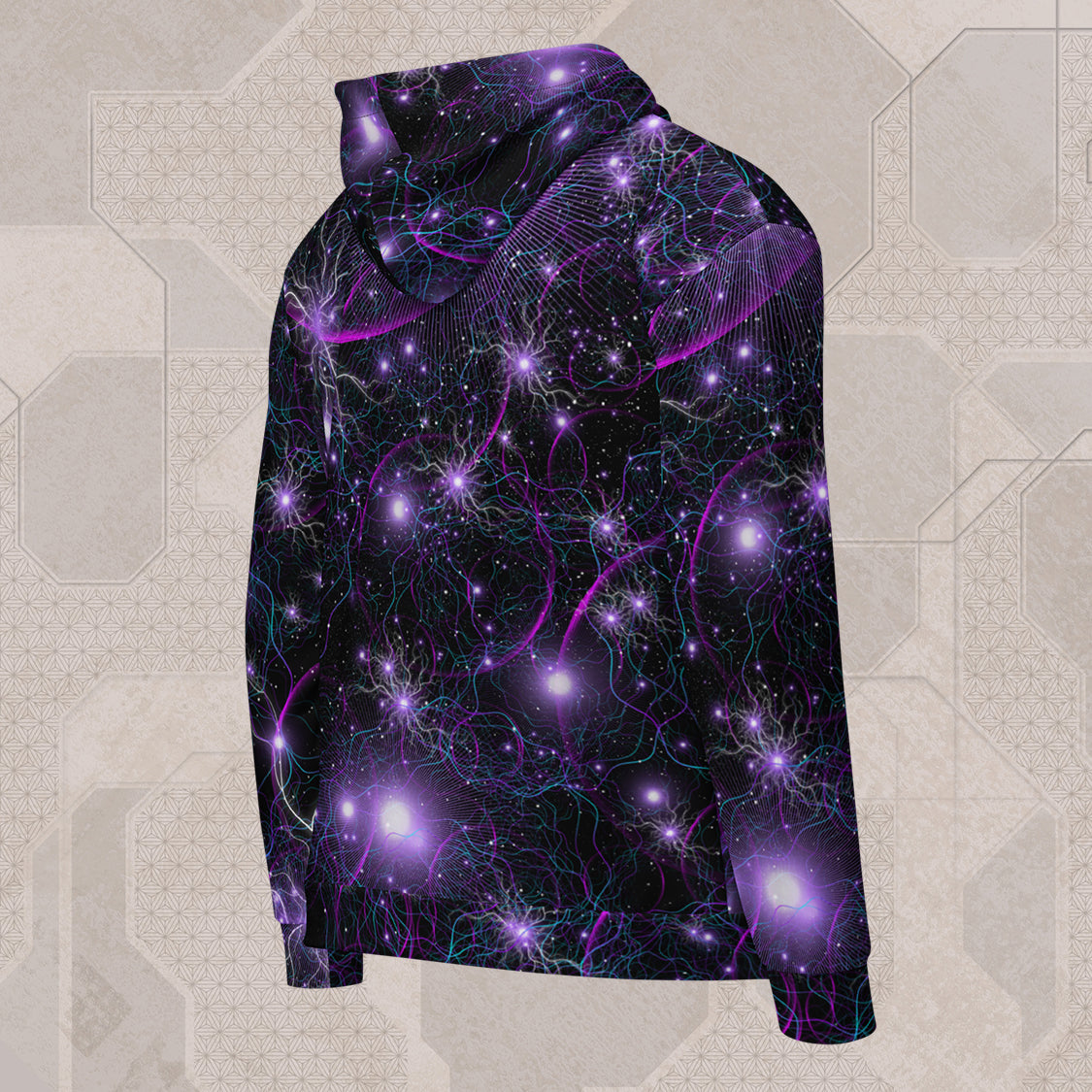 LANIAKEA Psychedelic Street Style Zip Hoodie • Design by Samuel Farrand