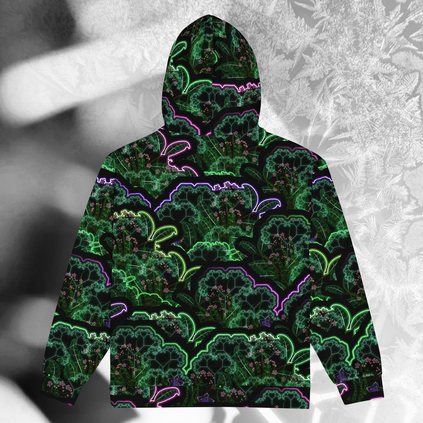 ❄️NEW! Biosynthebliss Psychedelic Streetwear Zip Hoodie