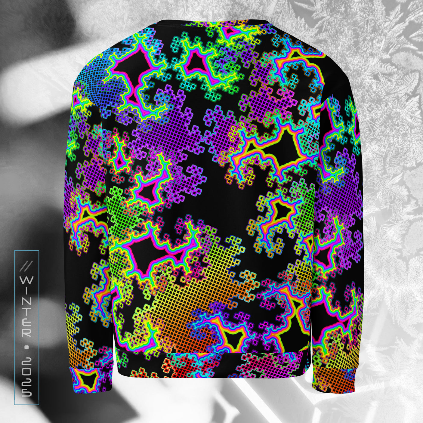 ❄️NEW! FRACTAL DREAM Psychedelic Street Style Sweater • Design by Samuel Farrand