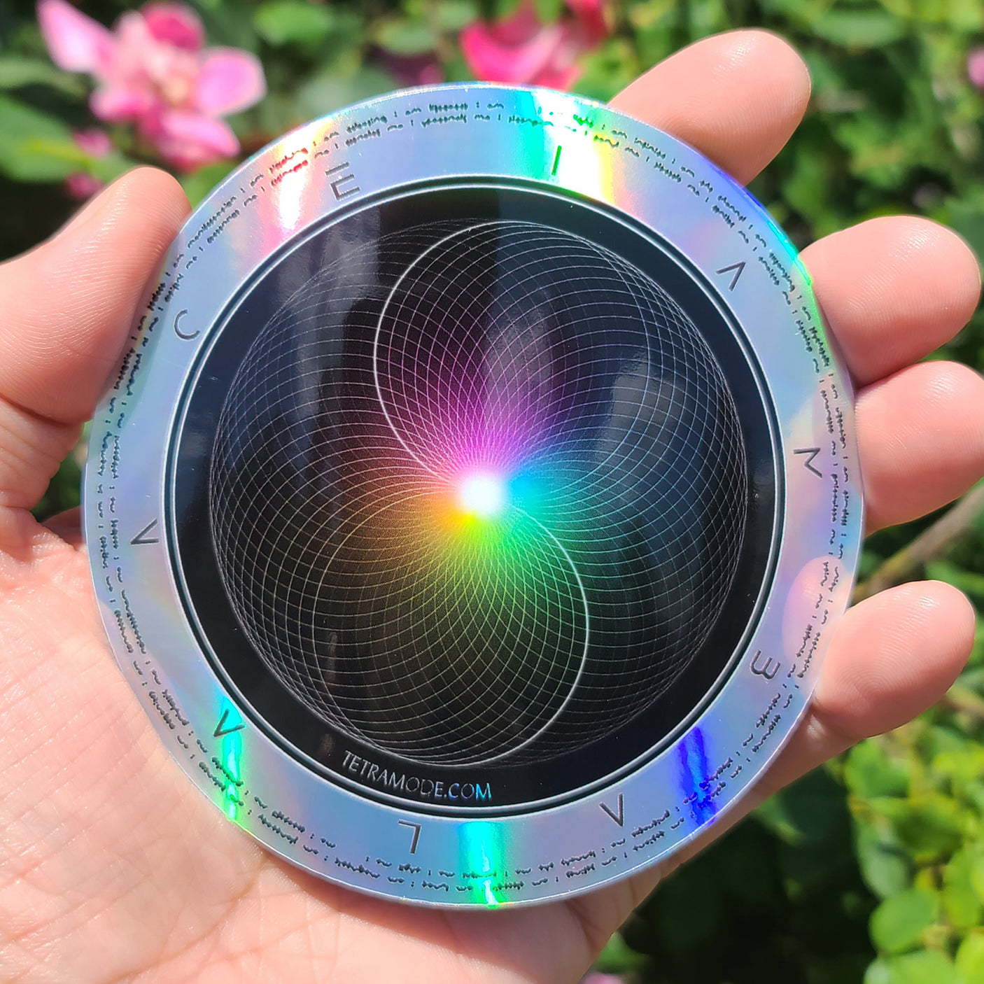 UNITY (I AM BALANCE) Holographic Sticker • Design by Samuel Farrand