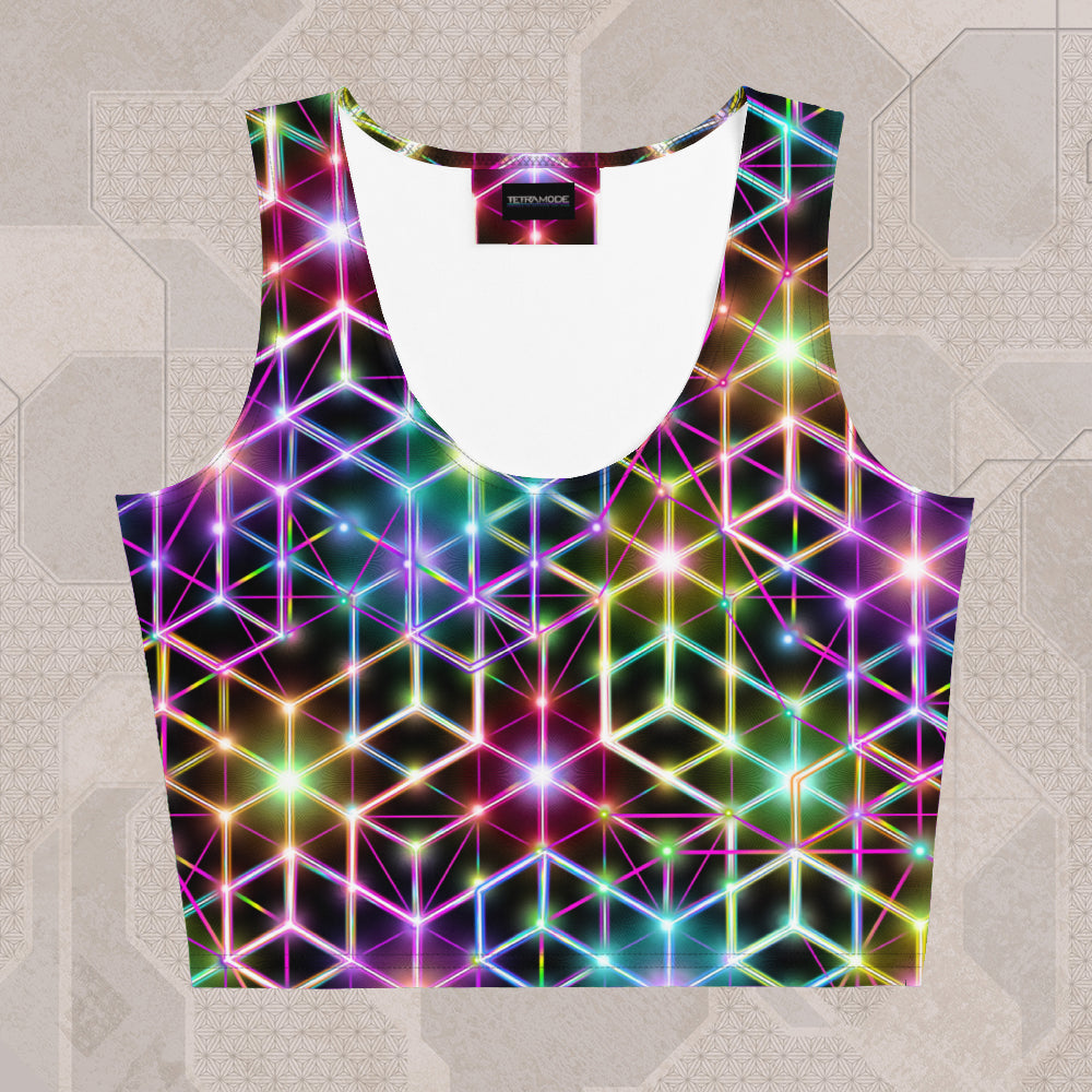 2CB Psychedelic Street Style Crop Top • Design by Samuel Farrand