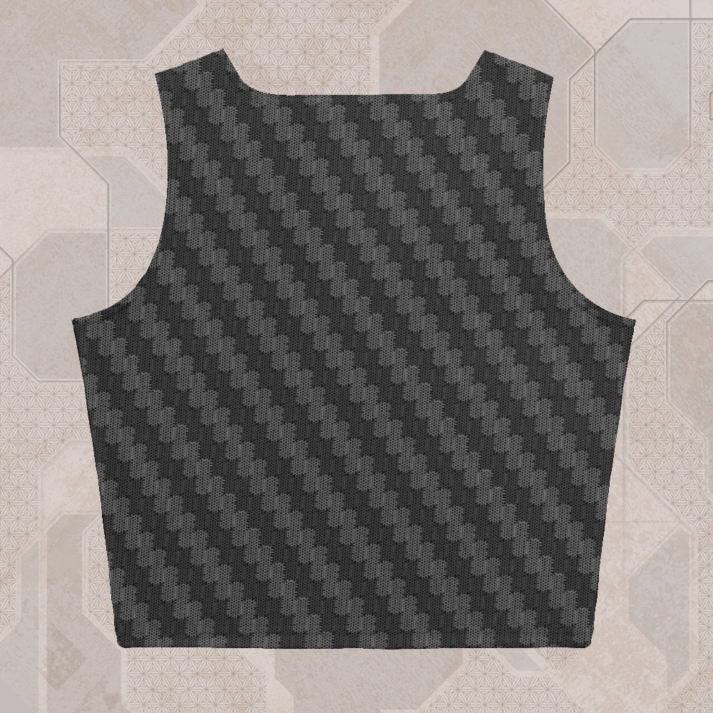 CARBON Psychedelic Street Style Crop Top • Design by Samuel Farrand