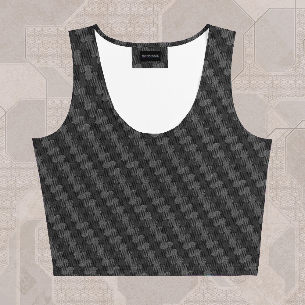 CARBON Psychedelic Street Style Crop Top • Design by Samuel Farrand